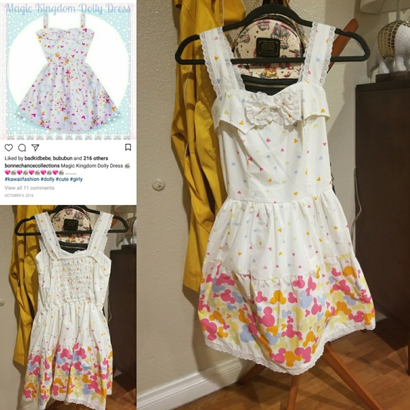 Bonne Chance Dresses Bonne Chance Lolita Mickey Mouse Dress Smallmed Poshmark